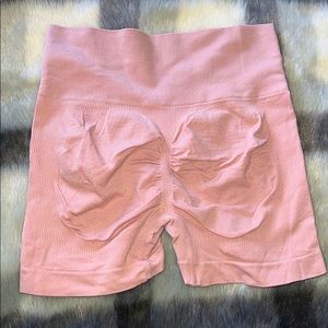 3 pc set of booty scrunch biker shorts